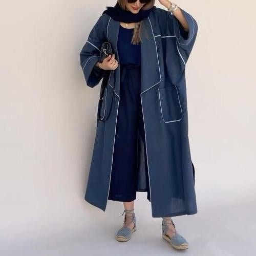 عباية صيفية لينن للسفر والطلعات