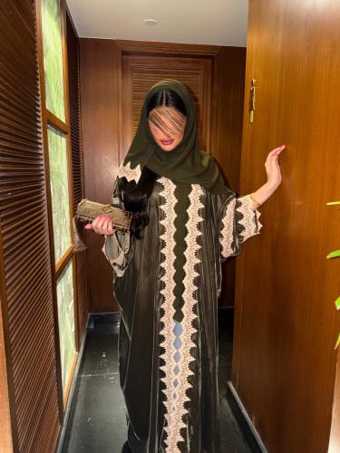 عباية مخمل A0229شتوية