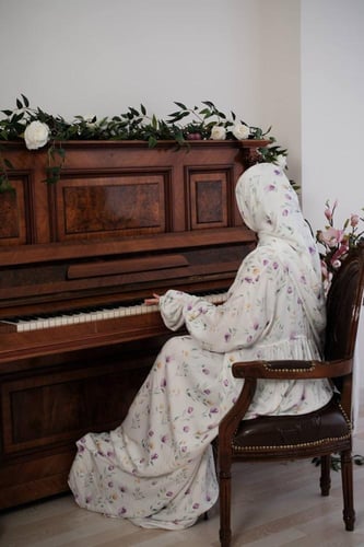 شرشف صلاة ابيض