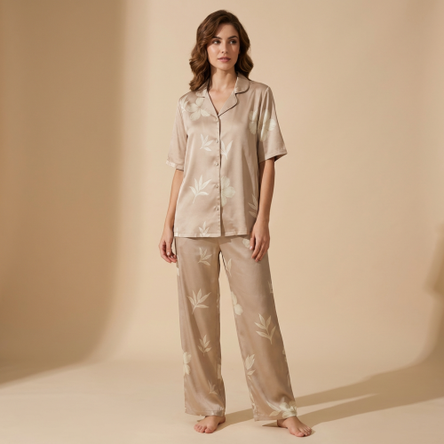 Signature Satin Half Sleeve Pajamas