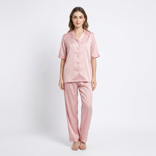 Signature Satin Half Sleeve Pajamas