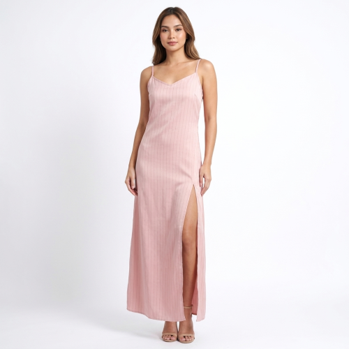 Signature long satin nightgown