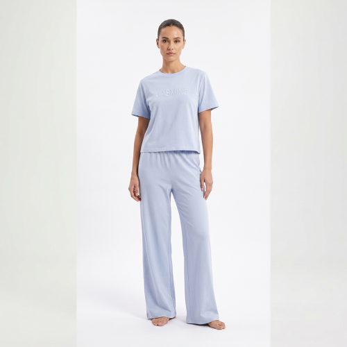 Short-sleeved pajama set