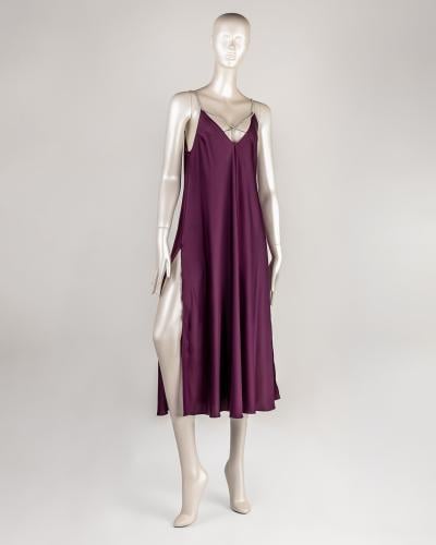 long lingerie dress
