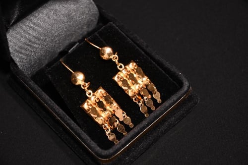 حلق رمش العروس عيار 21