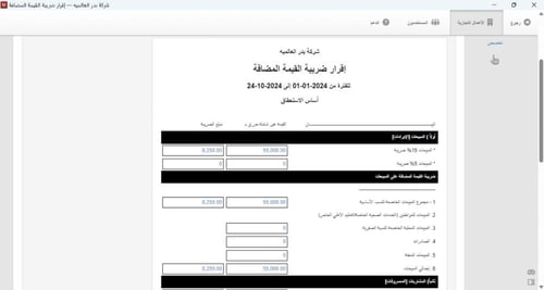 اعداد الاقرار الضريبي للمؤسسات والشركات