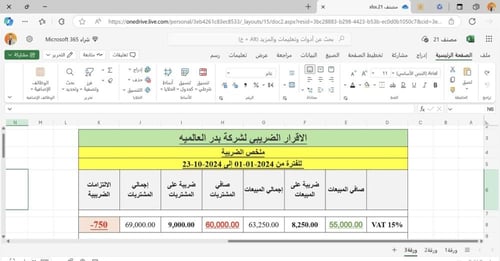 اعداد الاقرار الضريبي للمؤسسات والشركات