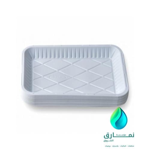 صحن بلاستيك مستطيل رقم 2 الكرتون شد 20*50
