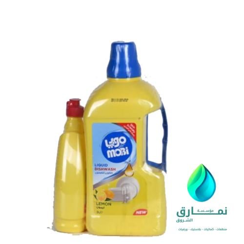 موبي صابون صحون 3 لتر + 700 ملي مجانا كرتون شد 4