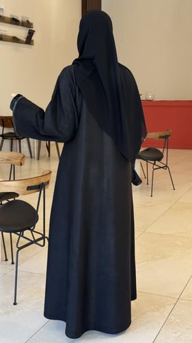 طرحة سوداء ساده كوري اصلي