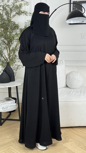 عباية أميرة دبل كلوش سادة