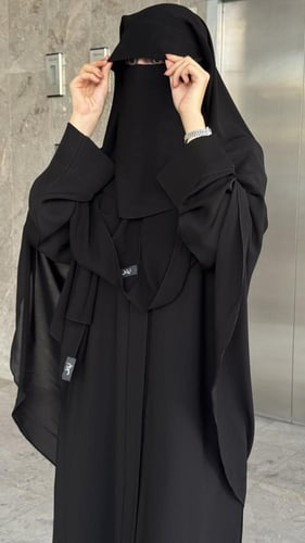 خمار مثبت بنقاب اسلامي