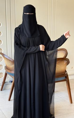 عباية دبل شيفون صيفية