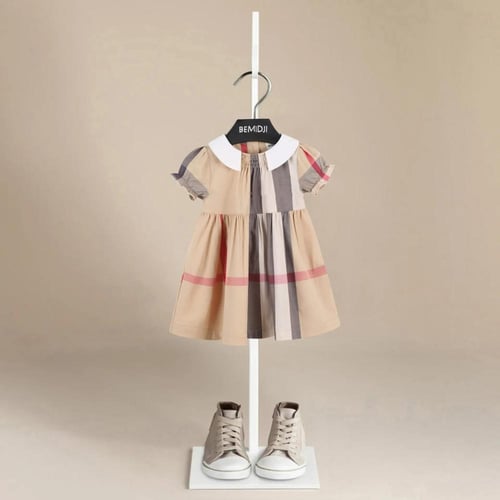 فستان بناتي مقلم