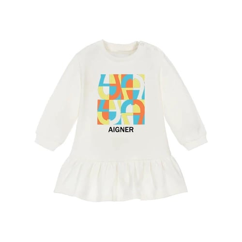 فستان بناتي ابيض