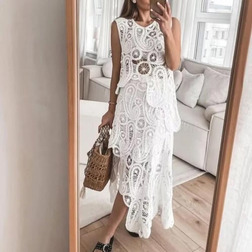 طقم كروشيه نسائي