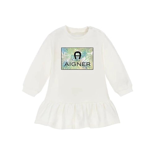 فستان بناتي ابيض