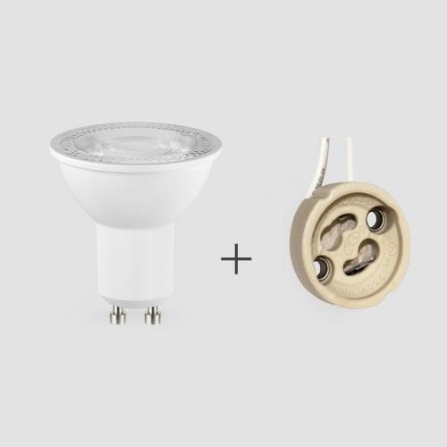 قاعدة مصباح لمبة سبوت لايت-5.7W-GU10-زاوية 36°-CRI...