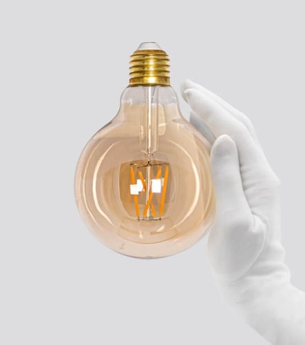 مصابيح إضاءة فلمنت إي27ذهبى ليد 4 واط