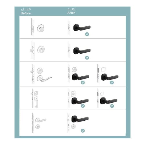 قفل ذكي ليبرا ببصمة واشعار فوري
