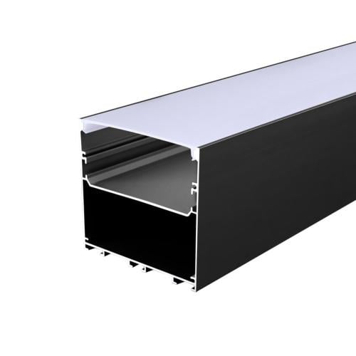 قناة ألومنيوم معلقة لشريط الإضاءة مقاس - العرض80مم...