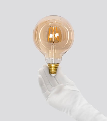 مصابيح إضاءة فلمنت إي27ذهبى ليد 4 واط