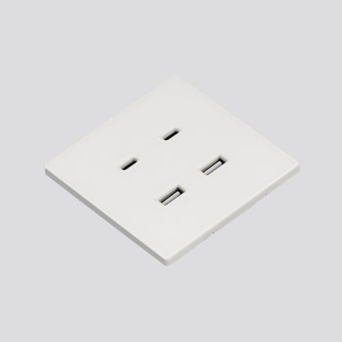 غطاء مقبس يو اس بي + مقبس شاحن