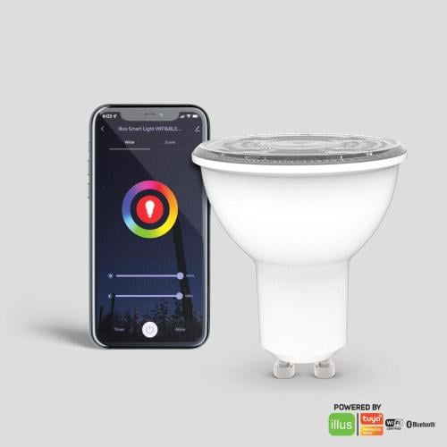 لمبة GU10 ذكية 280 لومين متعدد الالوان