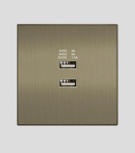 مقبس يو اس بي USB مزدوج