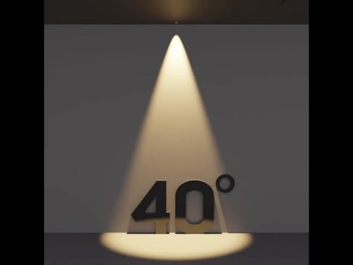 لمبة سبوت لايت-7W-GU10-زاوية 24°-CRI95-قابله للتعت...