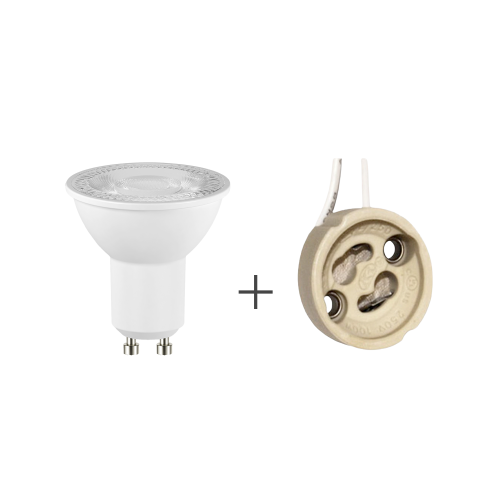 قاعدة مصباح لمبة سبوت لايت-5.7W-GU10-زاوية 36°-CRI...
