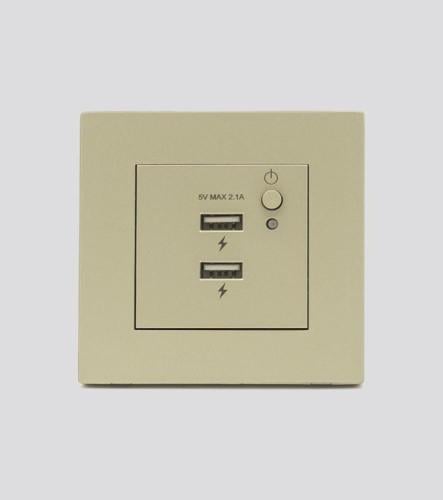 مقبس يو اس بي USB مزدوج