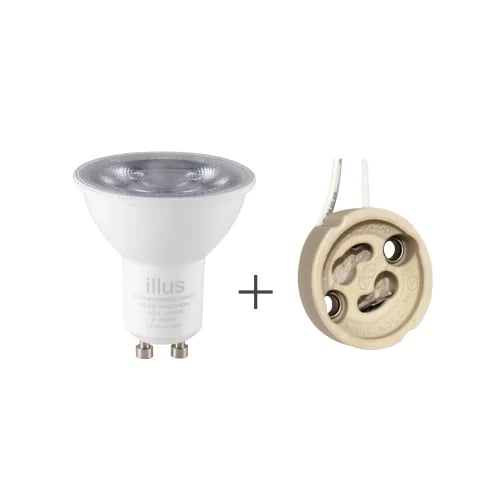 Lamp base spotlight bulb 4.5W-GU10-36° angle-CRI97...