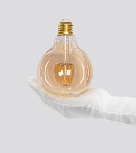 مصابيح إضاءة فلمنت إي27ذهبى ليد 4 واط