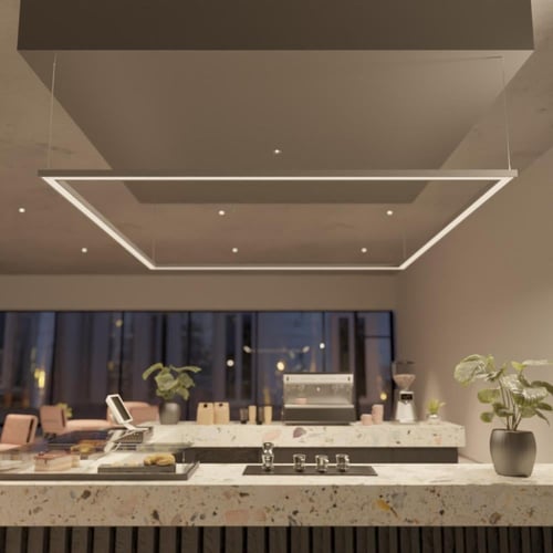 وحدات ( أجهزة ) إضاءة خطية معلقة 30 واط- الألمنيوم