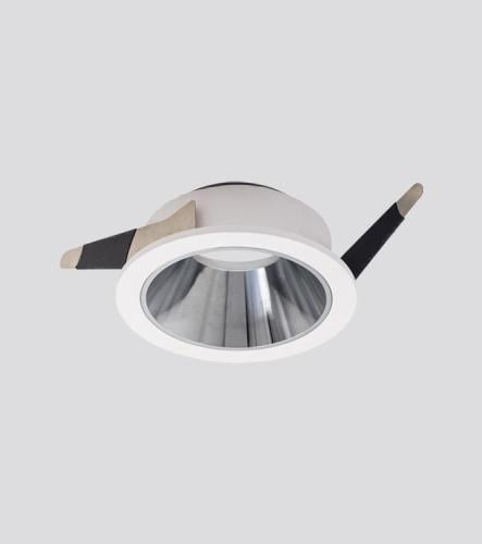 إطار سقفي دائري غاطس المنيوم غير متحرك ومضاد للوهج...