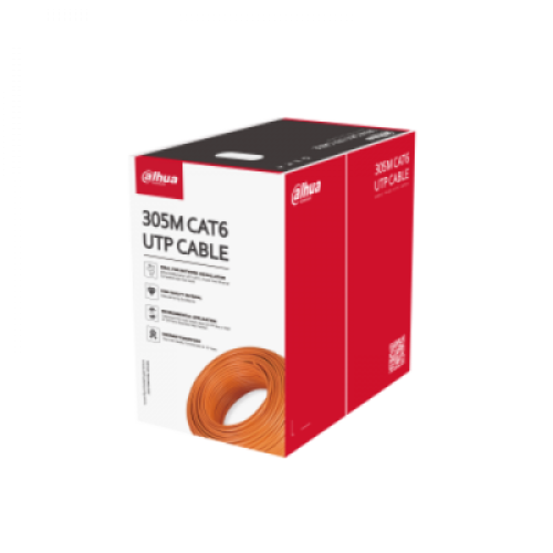 كيبل داهوا إيثرنت CAT6 – طول 305 متر