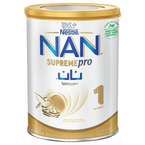 نان حليب اطفال سوبريم برو رقم (1) * 400 جرام