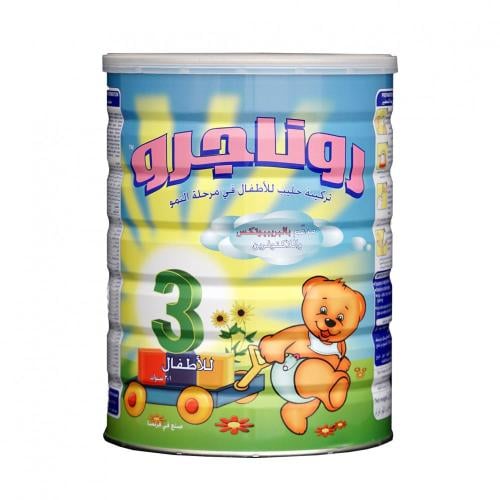 روناجرو حليب اطفال رقم (3) بالفانيليا 1700 جم