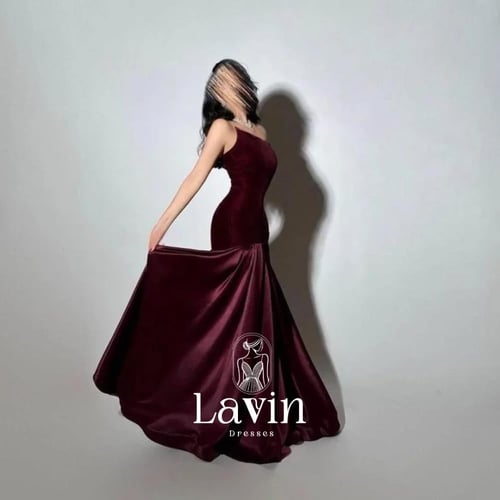 فستان عودي مخمل جوخ