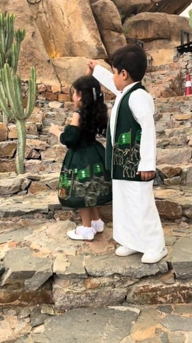 فستان بناتي اليوم الوطني