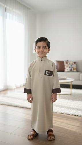 ثوب رمضاني بالأسم أنيق حصري شكل جديد