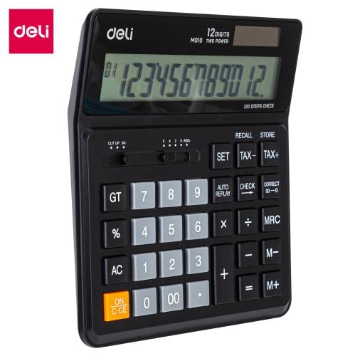 اله حاسبه مكتبي Deli-EM01020 Desktop Calculator 12