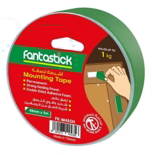 شريط لاصق وجهين فانتاستك علبة 6 لفة FK-M 485N