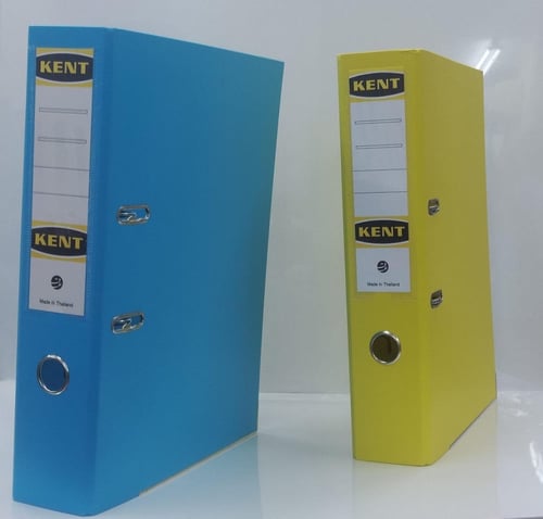 كنت بوكس فايل بلاستيك 7.5 سم ألوان متعددة