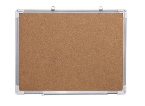 لوحة إعلانات فلين مزدوجة الجهتين بإطار ألومنيوم لل...