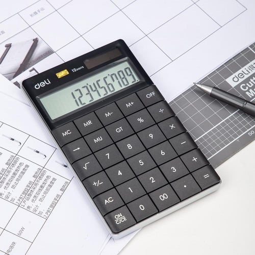 اله حاسبه مكتبي شاشه Deli-E1589P Desktop Calculato...