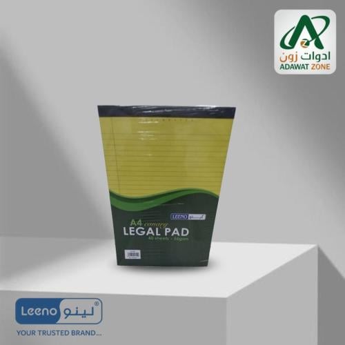 نوت بوك مسطر مقاس A4 لون اصفر