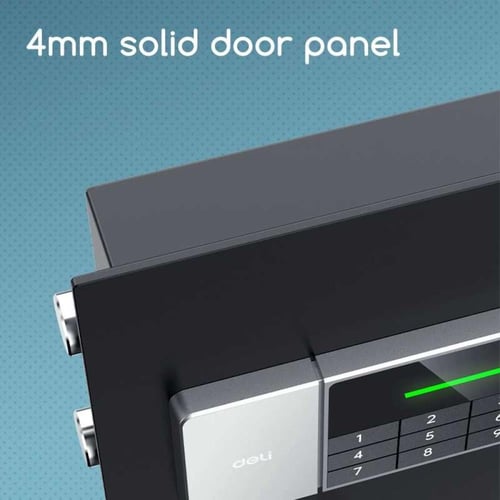 خزنه ديلي امان مع رمز سري بشاشه عرض اسود Deli ET 5...