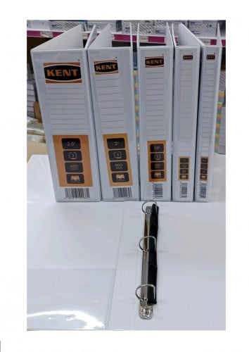 كنت ملف ابيض لحفظ الاوراق 3 حلقات مقاس 2.5 بوصه